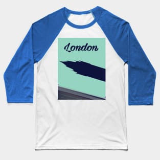 London Big Ben travel poster Baseball T-Shirt